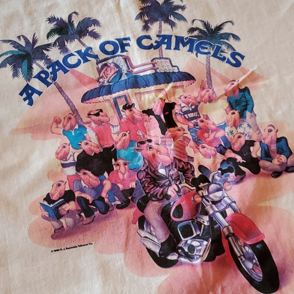 Vintage 1990 A Pack of Camels T Shirt